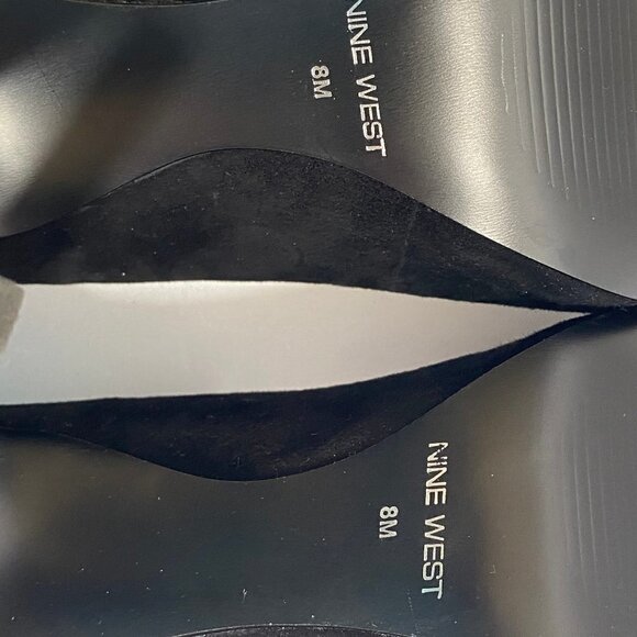 Peep Toe Suede High Heel Shoes - Picture 9 of 16